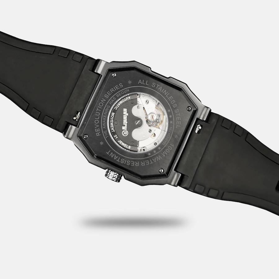 Infantry Revolution Men's REVO AUTOMATIC GHOST LAMBO GREEN INR-X1-AT Watch