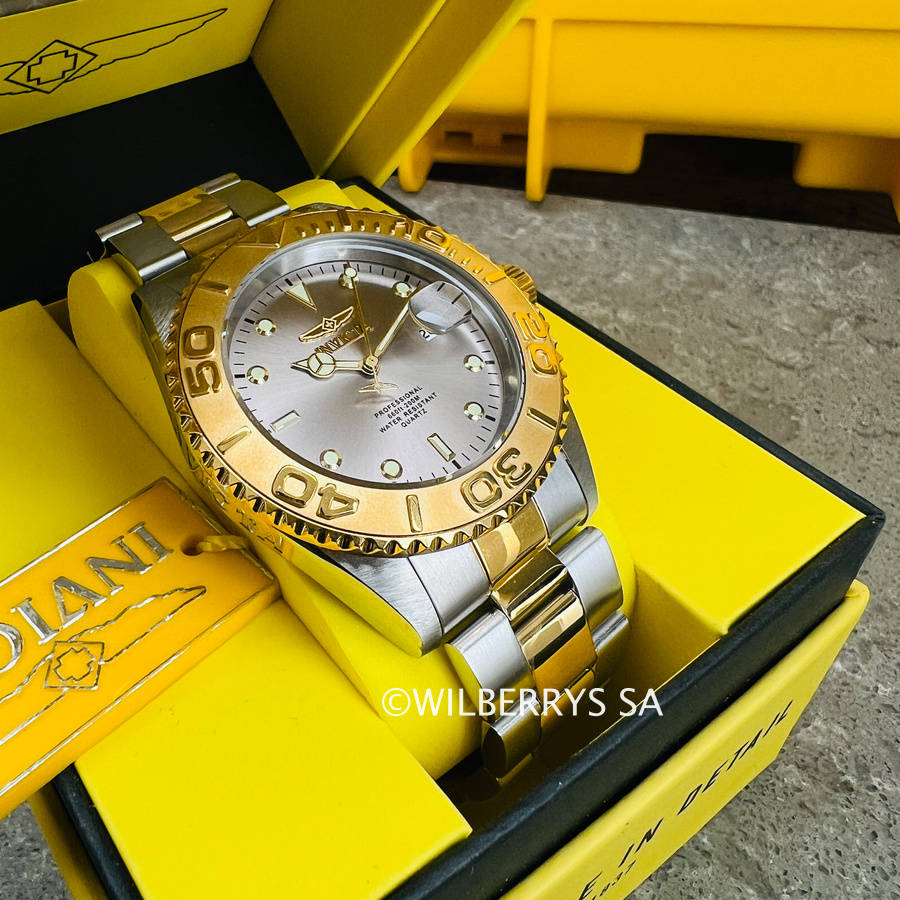 **200m sea urchin**Retail: R6,999.00 INVICTA® Men`s SEA URCHIN 43mm Two Tone GRAPHITE DIAL Watch NEW
