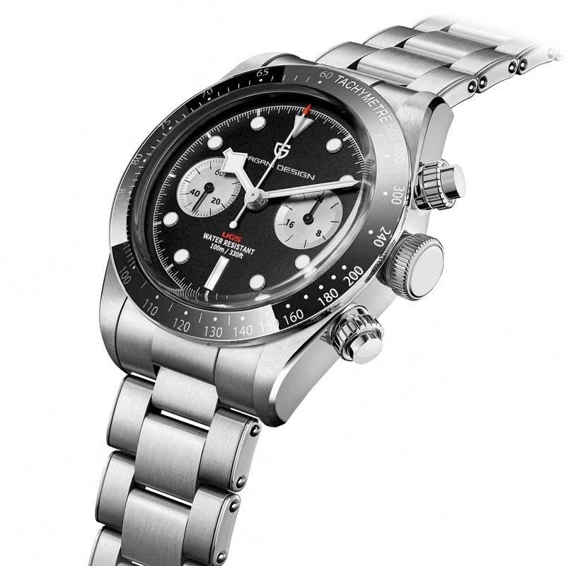 must see!! R5,900.00 PAGANI DESIGN BLACK BAY Chronograph Men`s 100M Watch BRAND NEW!!