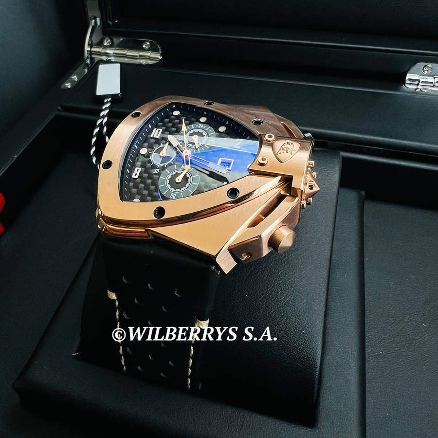**pure beast worth R35k Tonino Lamborghini Men`s SPYDER ROSE GOLD Chronograph Watch NEW 100% GENUINE