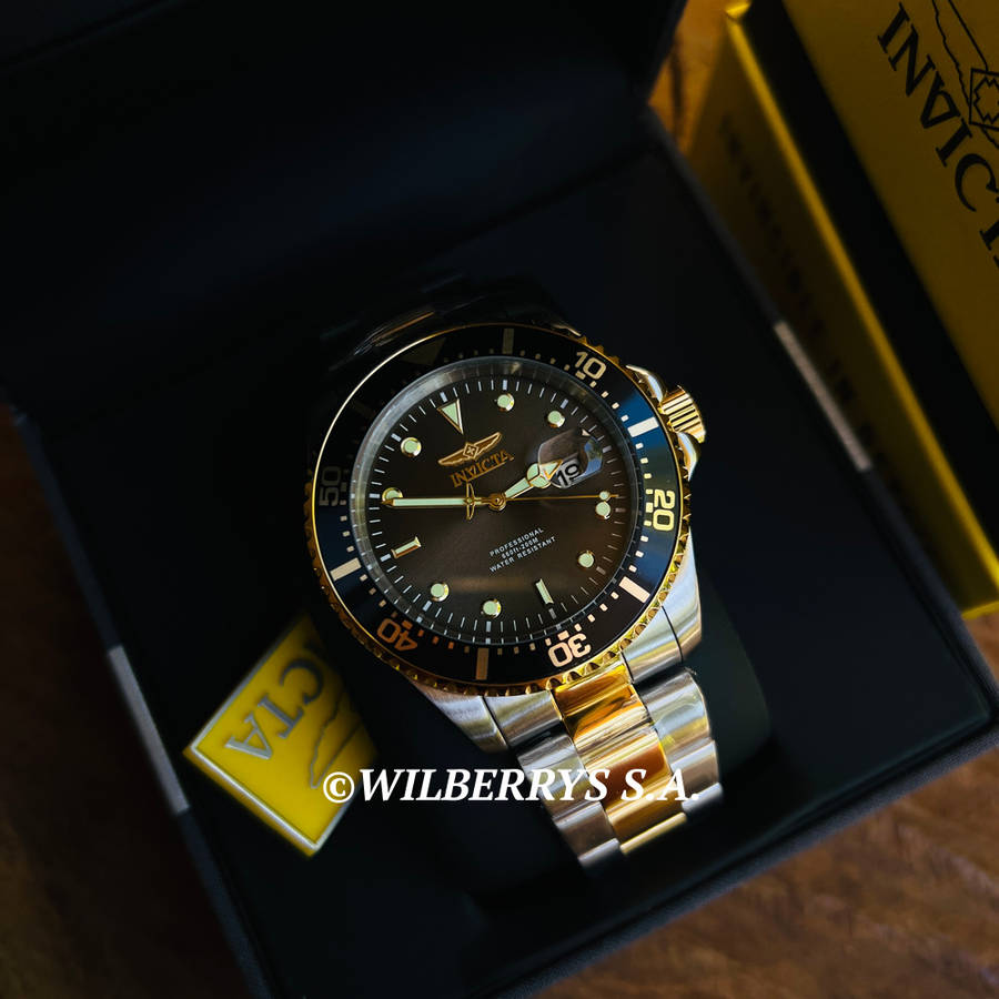 wow!! rrp R5,999.00 INVICTA MEN`S Sea Urchin Two Tone Oyster 200m Dive Watch BRAND NEW