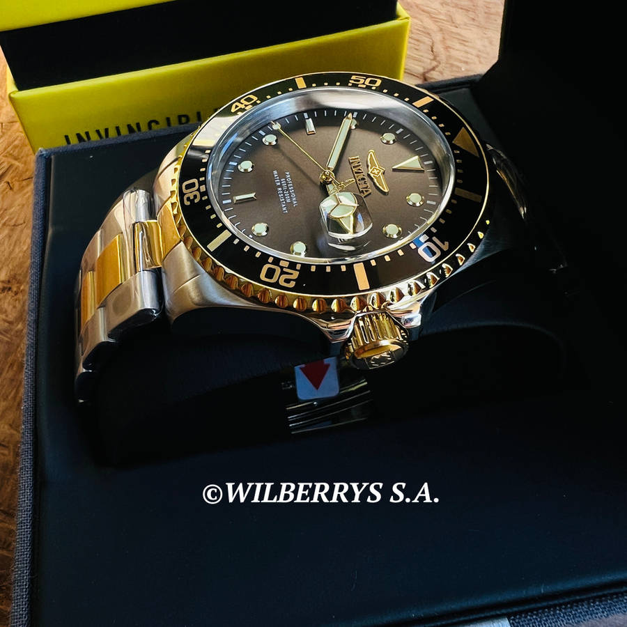 wow!! rrp R5,999.00 INVICTA MEN`S Sea Urchin Two Tone Oyster 200m Dive Watch BRAND NEW