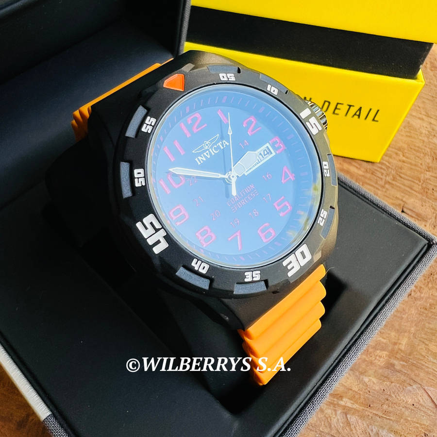 wow!! rrp R5,999.00 INVICTA MEN`S Military Coalition Force Orange ABS 45mm Watch BRAND NEW