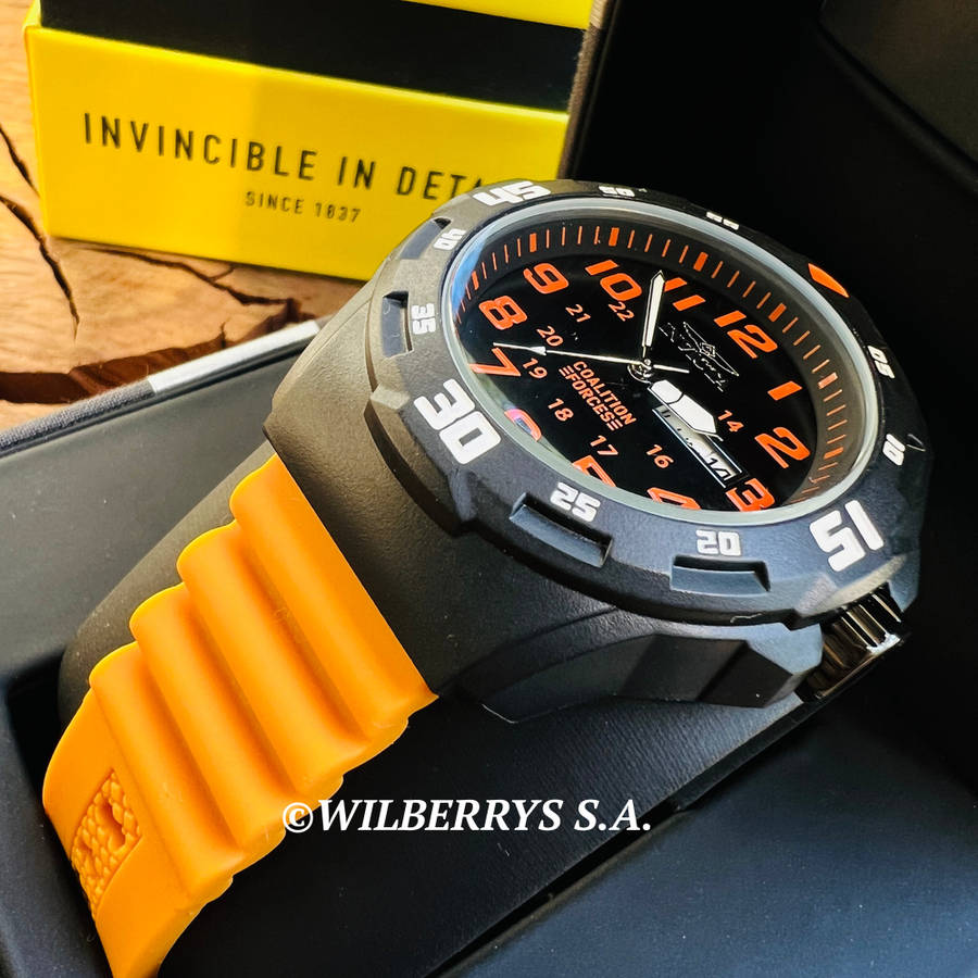 wow!! rrp R5,999.00 INVICTA MEN`S Military Coalition Force Orange ABS 45mm Watch BRAND NEW