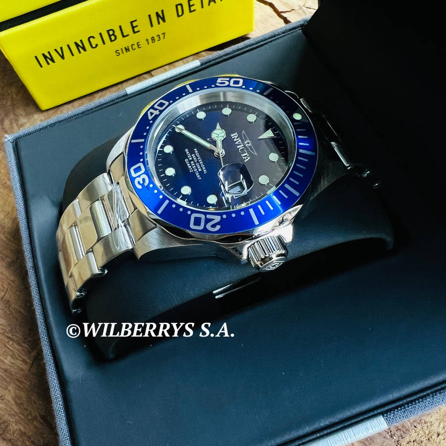 wow!! rrp R5,999.00 INVICTA MEN`S Sea Urchin Smurf Blue 200m Dive Watch BRAND NEW