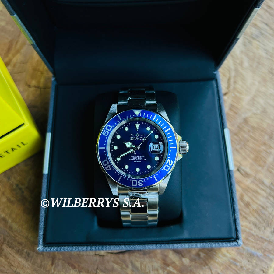 wow!! rrp R5,999.00 INVICTA MEN`S Sea Urchin Smurf Blue 200m Dive Watch BRAND NEW