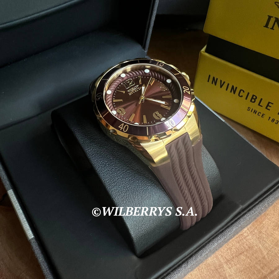 **beautiful** R5,999.00 INVICTA Women`s SPORT Brown Gold Silicone Watch BRAND NEW