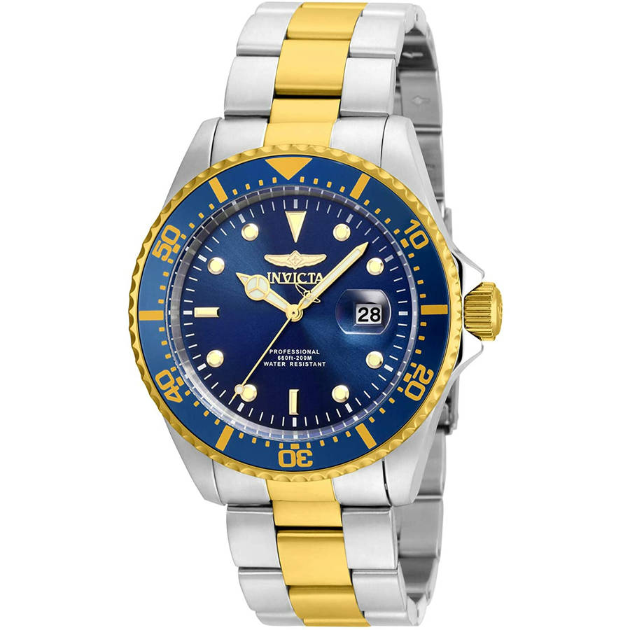wow!! rrp R5,999.00 INVICTA Two Tone Royal Blue Master Sea DiveR 100m 43mm Watch BRAND NEW