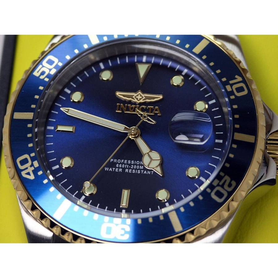 wow!! rrp R5,999.00 INVICTA Two Tone Royal Blue Master Sea DiveR 100m 43mm Watch BRAND NEW