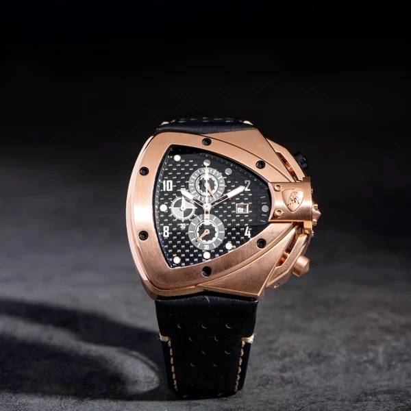 **pure beast worth R35k Tonino Lamborghini Men`s SPYDER ROSE GOLD Chronograph Watch NEW 100% GENUINE