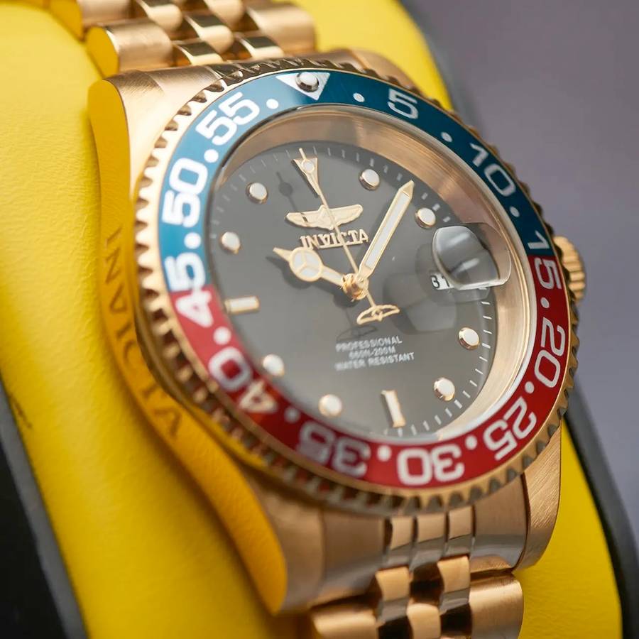 wow!! rrp R5,999.00 INVICTA MEN`S Sea Urchin Cola Red / Green 200m Dive Watch BRAND NEW