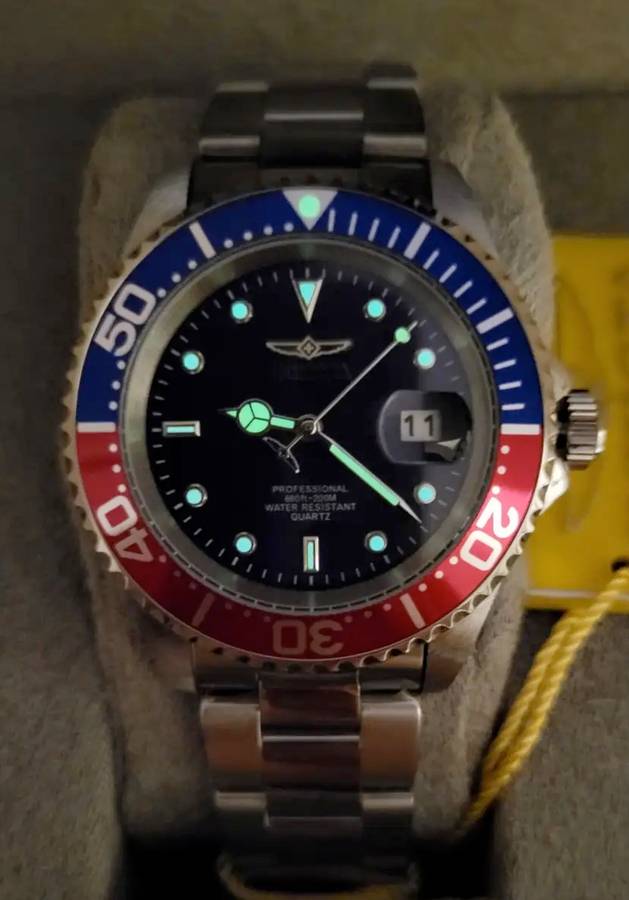 omg wow!! rrp R5,999.00 INVICTA Men`s Sea Urchin 43mm Pepsi Oyster Watch BRAND NEW