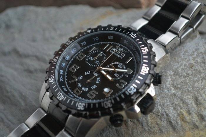 omg!! rrp R7,999.00 INVICTA MEN`S TACHYMETER NIGHTWING GUNMETAL TT CHRONO Watch BRAND NEW