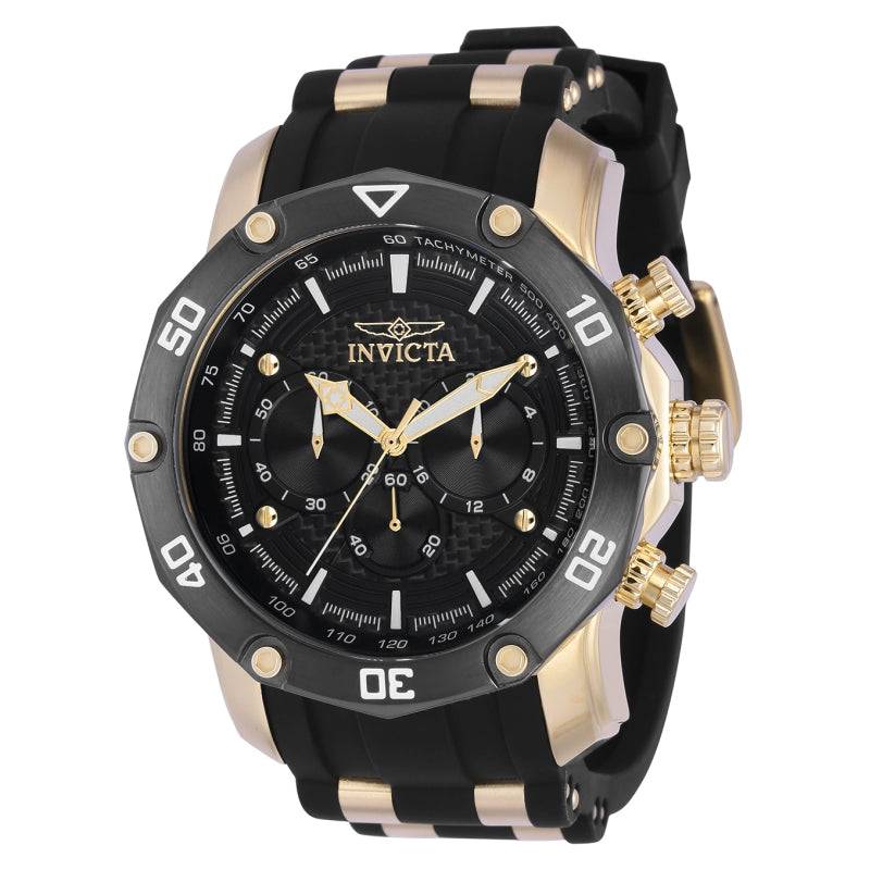 R30 courier! Retail: R8,425.00 INVICTA Men`s ELITE 50mm Black/Gold Chronograph Watch NEW