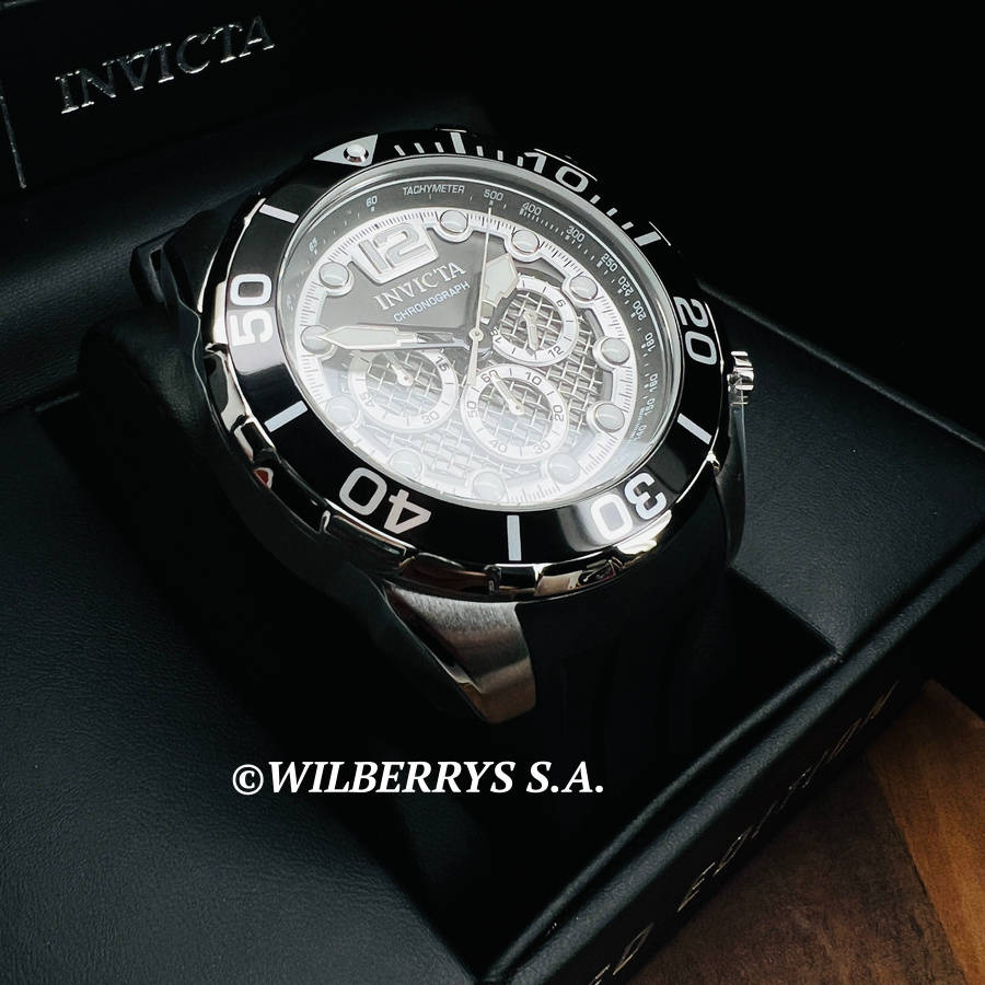 wow!! rrp R7,999.00 INVICTA Special Forces Ionic Black and Silicon TWISTED MET Chronograph Watch NEW