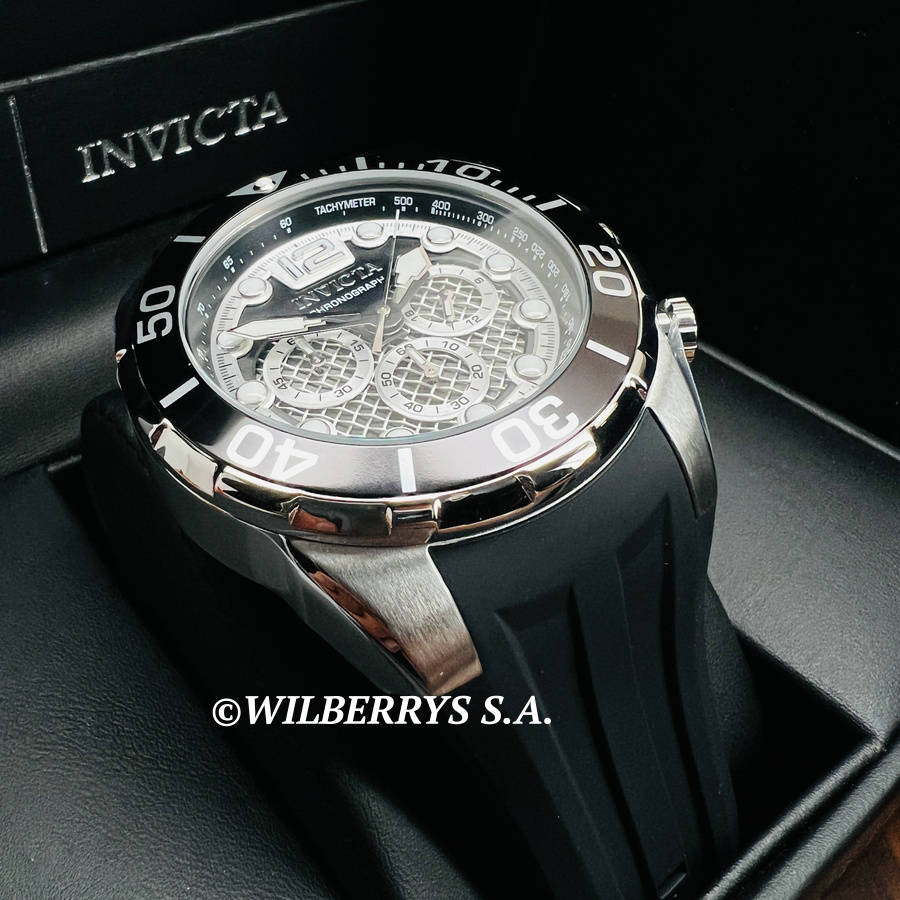 wow!! rrp R7,999.00 INVICTA Special Forces Ionic Black and Silicon TWISTED MET Chronograph Watch NEW