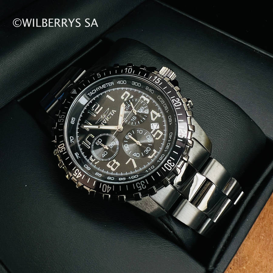 omg!! rrp R7,999.00 INVICTA MEN`S TACHYMETER NIGHTWING GUNMETAL CHRONO Watch BRAND NEW