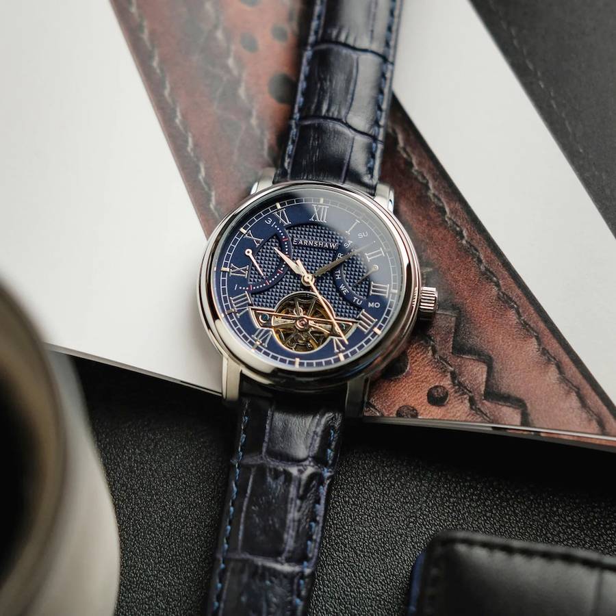 omg!! Retail: R10,200.00 Earnshaw BRIT AUTOMATIC DOUBLE RETROGRADE Mansfield Watch GENUINE, NEW