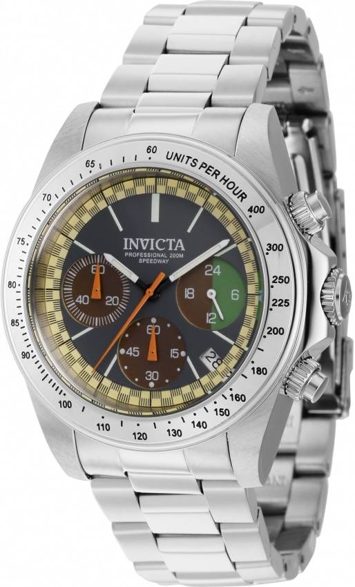 must see!! Invicta Men Dakar Multi Colour Rare 40mm Chronograph Watch brand new
