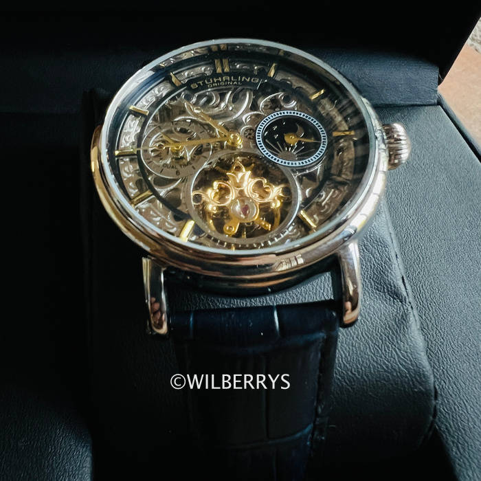 STUHRLING ORIGINAL® Men`s Moonphase Emperor AUTOMATIC