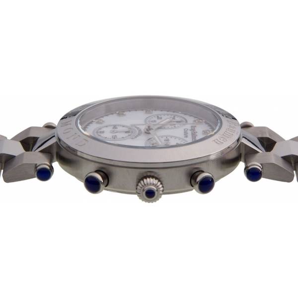 New RRP £675.00 KRUG BAUMEN Women's Couture Diamond Chronograph Steel Watch KBC03