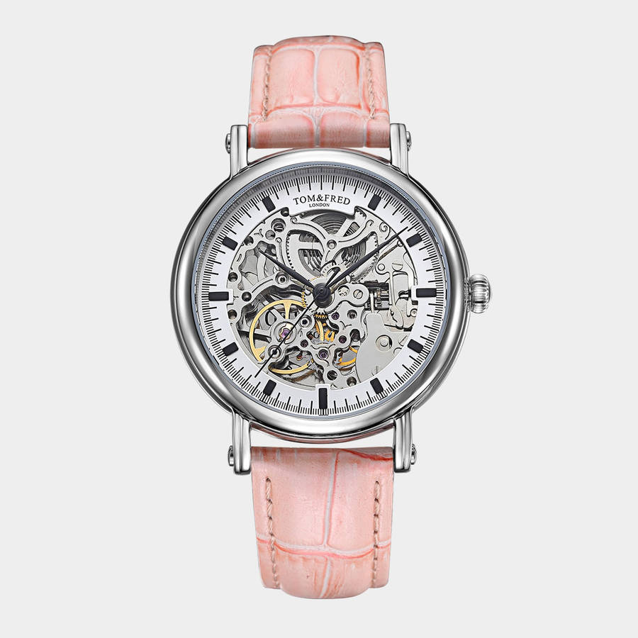 Retail: R6,000.00 TOM & FRED London Women's Automatic Portendorf Pink Watch 1/1000pcs
