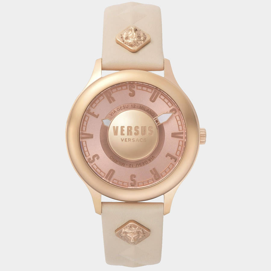 VERSACE Women's Tokai Cape Town Tribute Beige/Rose Gold Watch BRAND NEW IN BOX + PAPERS