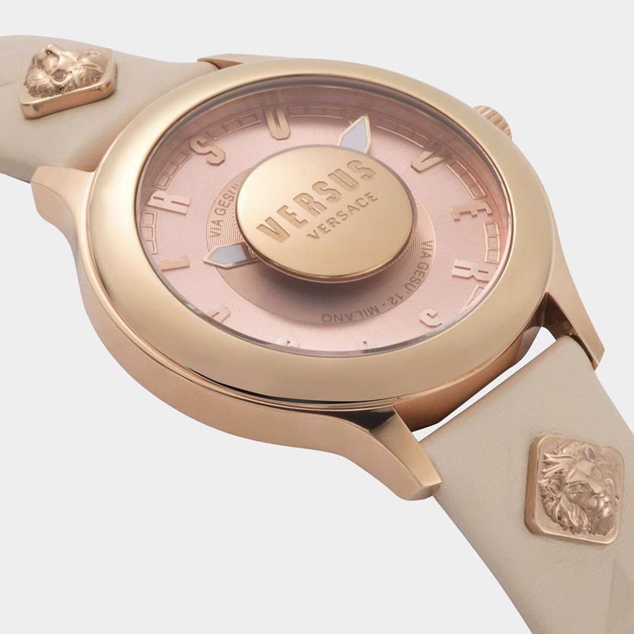 VERSACE Women's Tokai Cape Town Tribute Beige/Rose Gold Watch BRAND NEW IN BOX + PAPERS