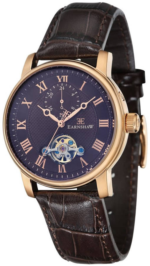 Retail: R7,200.00 Thomas Earnshaw Westminster Automatic Rose Case Watch DUAL TIME Watch NEW