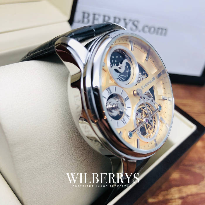 Retail: R7,800.00 Earnshaw 1805 London LONGITUDE Master of Complications Automatic Skeleton Watch