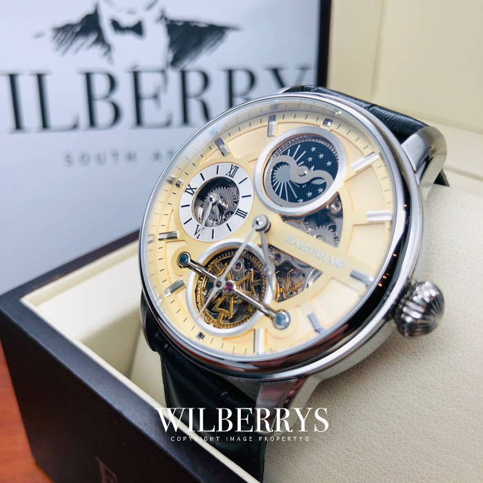 Retail: R7,800.00 Earnshaw 1805 London LONGITUDE Master of Complications Automatic Skeleton Watch