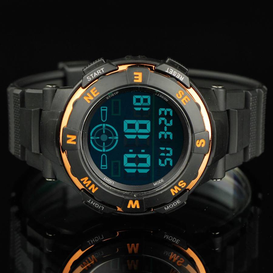 INFANTRY MILITARY CO. Border Digital Silicon Watch Brand new BOXED, FULLY LOADED!