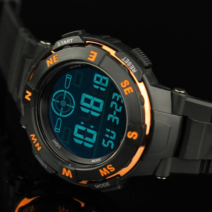 INFANTRY MILITARY CO. Border Digital Silicon Watch Brand new BOXED, FULLY LOADED!