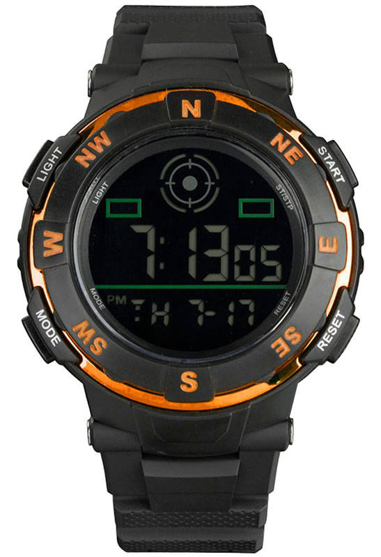 INFANTRY MILITARY CO. Border Digital Silicon Watch Brand new BOXED, FULLY LOADED!