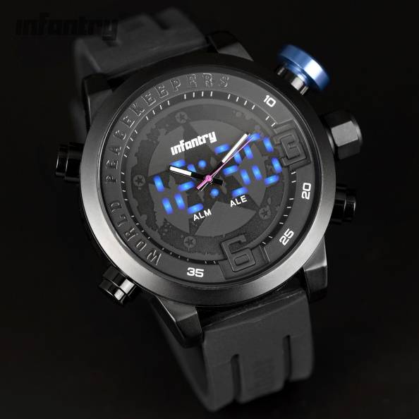 INFANTRY MILITARY CO. Elite WORLD PEACE KEEPER Watch Brand new BOXED, FULLY LOADED!