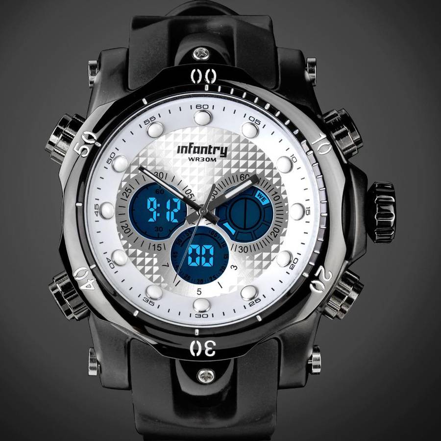 INFANTRY MILITARY CO. Combat King Watch Brand new BOXED, FULLY LOADED!