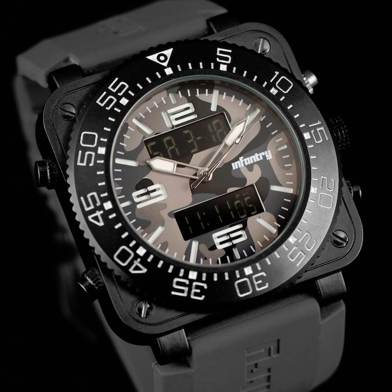 Infantry Military Co. Tank 47mm BIG BLACK HAWK Watch Brand new BOXED, FULLY LOADED! Exclusive