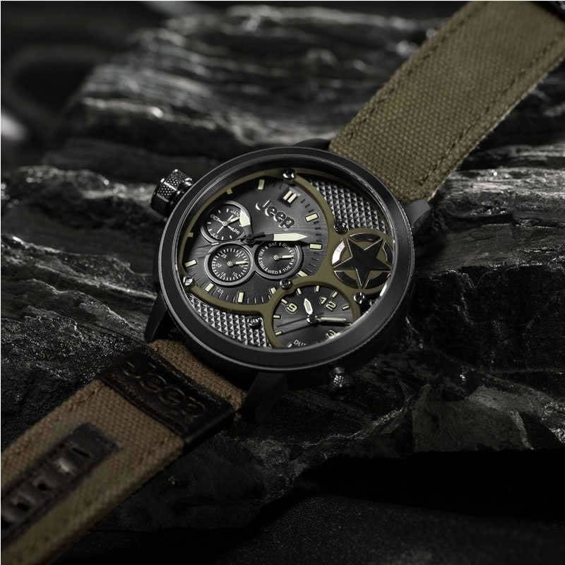 Retail: R9,000.00 JEEP Men's 52mm Wrangler Giant Watch THICK HEAVY Watch NEW!!