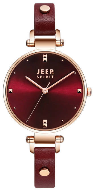 Retail: R4,000.00 JEEP Women's Ruby Red Petite Classic Watch BRAND NEW IN BOX