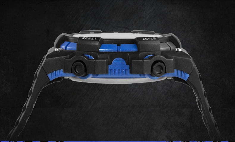 SMAEL Shock Proof Black/White Sport Watch 5ATM WATER RESISTANT **BRAND NEW**