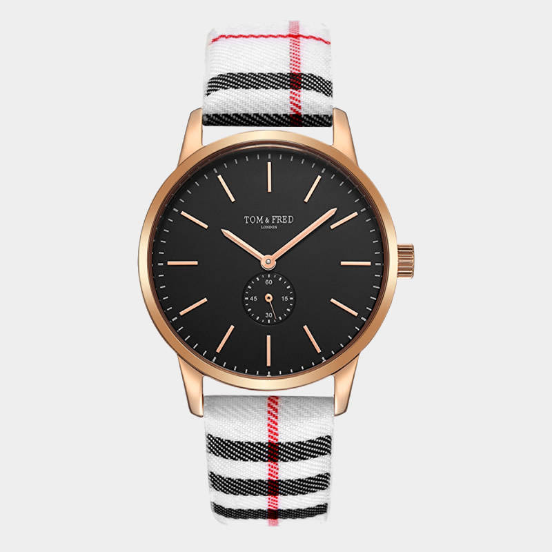 TOM & FRED London Women's Swiss "Mairi" Scottish Leather Watch **Brand new**