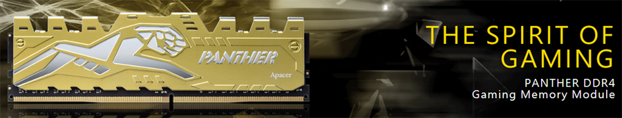 Apacer Panther 8GB DDR4 3600MHz CL16 Black