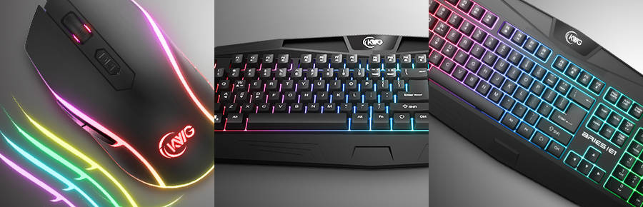 KWG ARIES E1 2-IN-1 GAMING RGB COMBO