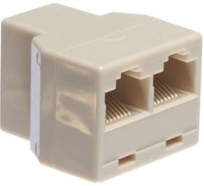 Netix RJ45 Port Doubler 1 x RJ45 plug to 2 x RJ45