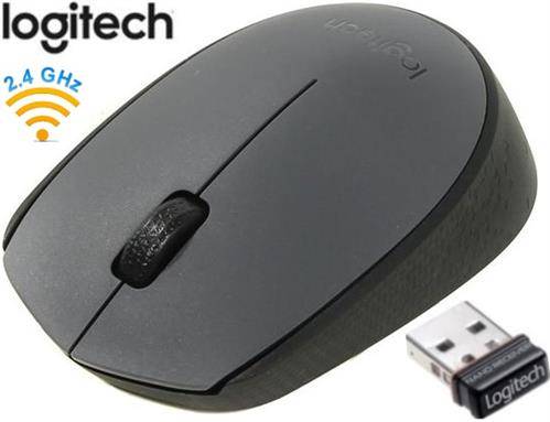 Logitech M170 Wireless Mouse - Advanced Optical Tracking Sensor 3 Button with Scroll Wheel 1000 d...