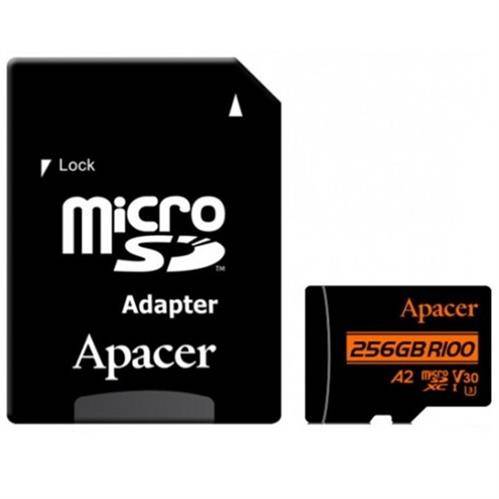 Apacer 256GB Class 10 MicroSD with Adapter Limited Lifetime Warranty