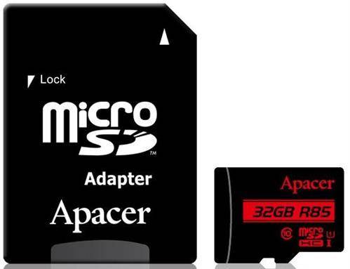 Apacer 32GB Class 10 MicroSD with Adapter