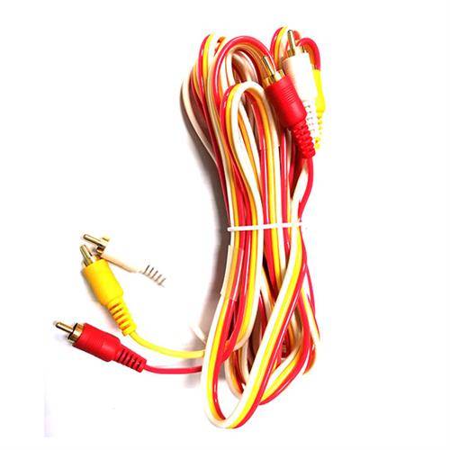 Geeko 3M 3X Rca Cinch Male To Male Audio Video Cable