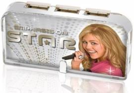 Disney Hannah Montana Mini HUB USB2.0 - Transfer speed:480mbps Retail Packaged