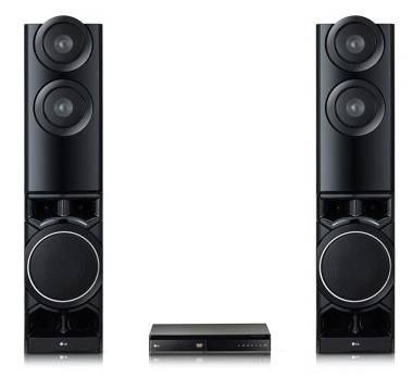 Lg Lhd687 4.2 Channel 1250W Sound Tower With Dual Subwoofers, Retail Box , 1 Year Limited Warranty